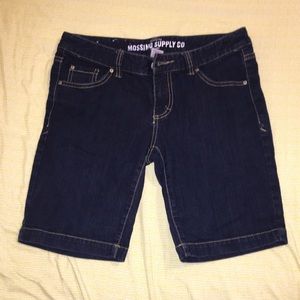 Mossimo dark wash Bermuda jean shorts